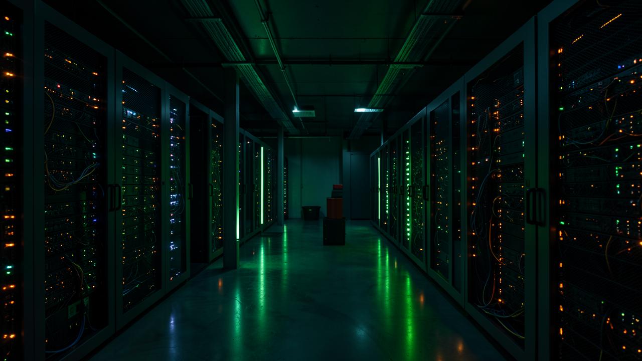 A data centre hosting a large open-source language model